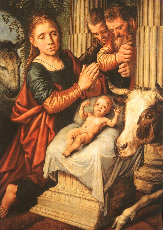 Pieter Aertsen The Adoration of the Shepherds Spain oil painting art